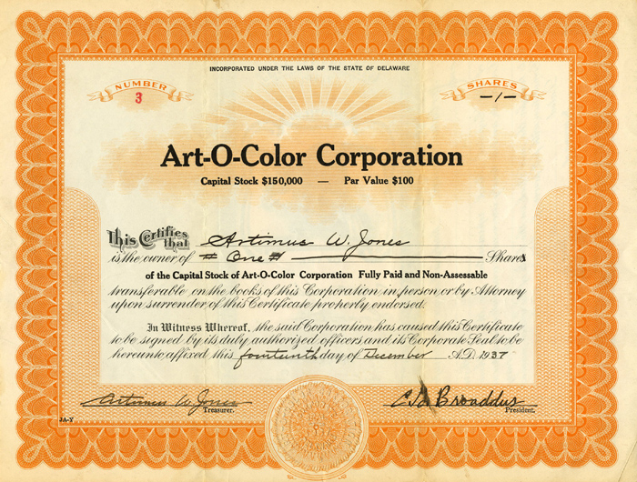 Art-O-Color Corporation